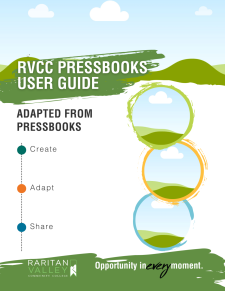 RVCC Pressbooks User Guide book cover