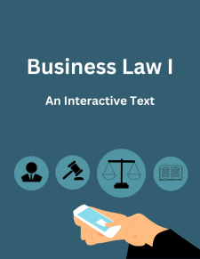 Business Law I - Interactive book cover